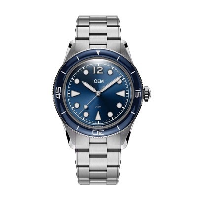 Miyota 9015 Otomatik Biznis Gason Watch 200m Plonje