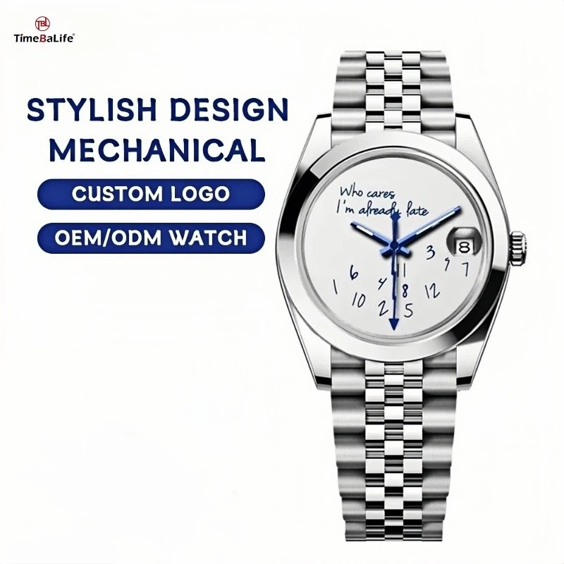 Who Cares I AM Already Late 316L Stainless Steel Custom Watch