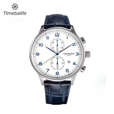 Chronograph fanm mekanik veye as in eye