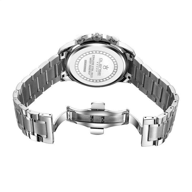 2020 New Blu-ray Sports Men's Fashion Watch Stainless Steel Sports Brand Men Multi-Function Quartz Watch